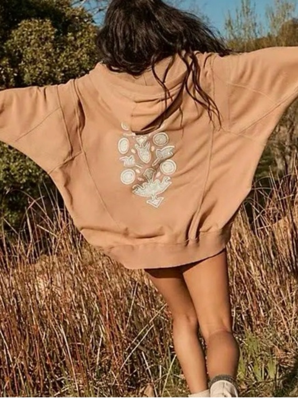 Free People All Your Love Logo Hoodie FP Movement